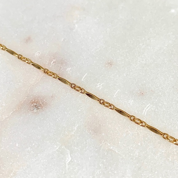 Double Layer Choker Lariat Necklace - Picture 4 of 7